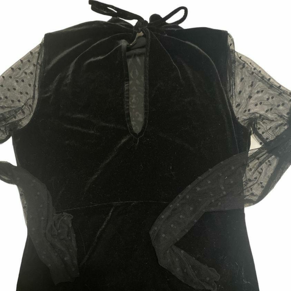 Black Velvet Free People Dress - Small
